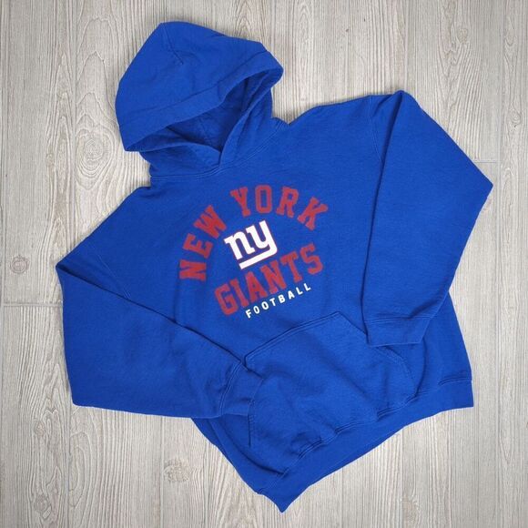Junk Food Men’s Medium New York Giants Football Pullover Hoodie Sweatshirt - Picture 1 of 7
